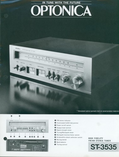 Optonica 3535 1976 sharp - optonica,